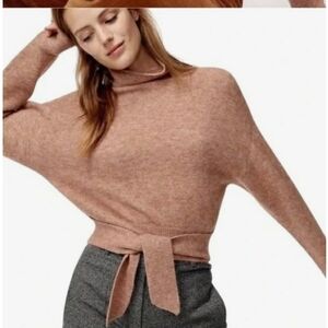 Wilfred Cowl Neck Sweater - Dusty Rose